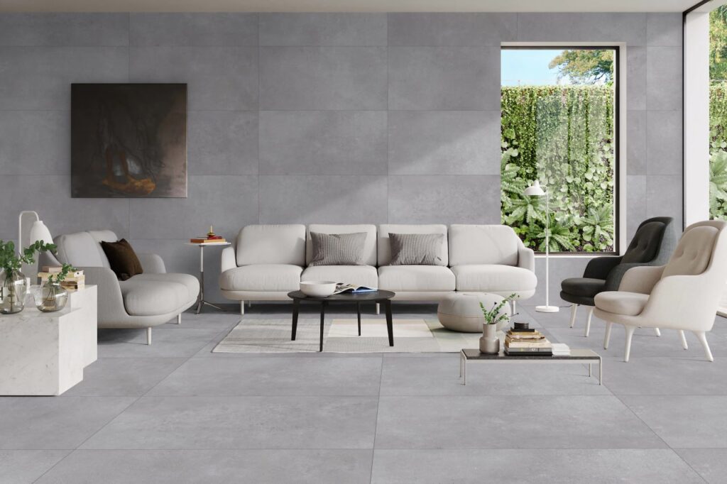 glazed porcelain tiles