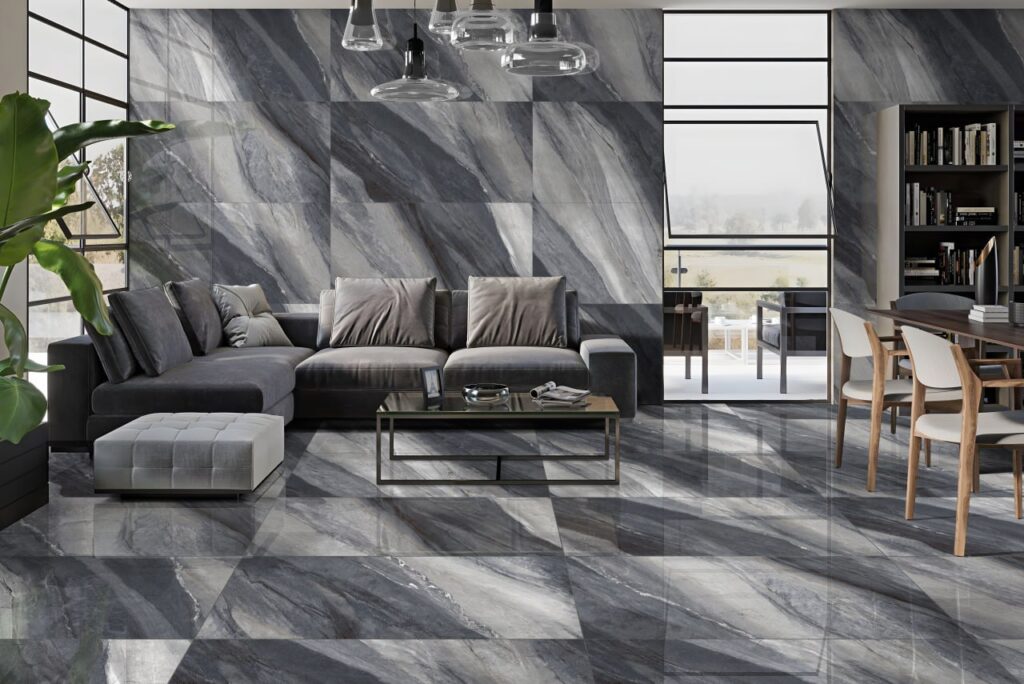 glazed porcelain tiles