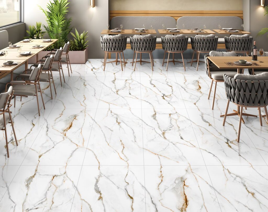 glazed porcelain tiles